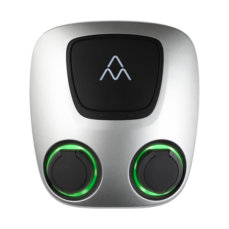 Laddbox Dubbla Uttag Charge Amps Aura